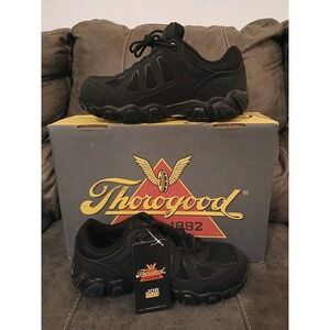 Work‎ Thorogood Crosstrex Waterproof Black Comp Toe Sneaker Mens 6 Womens 8 #826